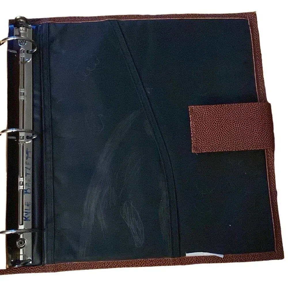 Vintage School Supplies Pen-Tab Pro Football 3 Ring Binder Trapper Keeper 90s